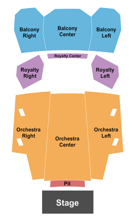 Murat Theatre MJ Seating Chart